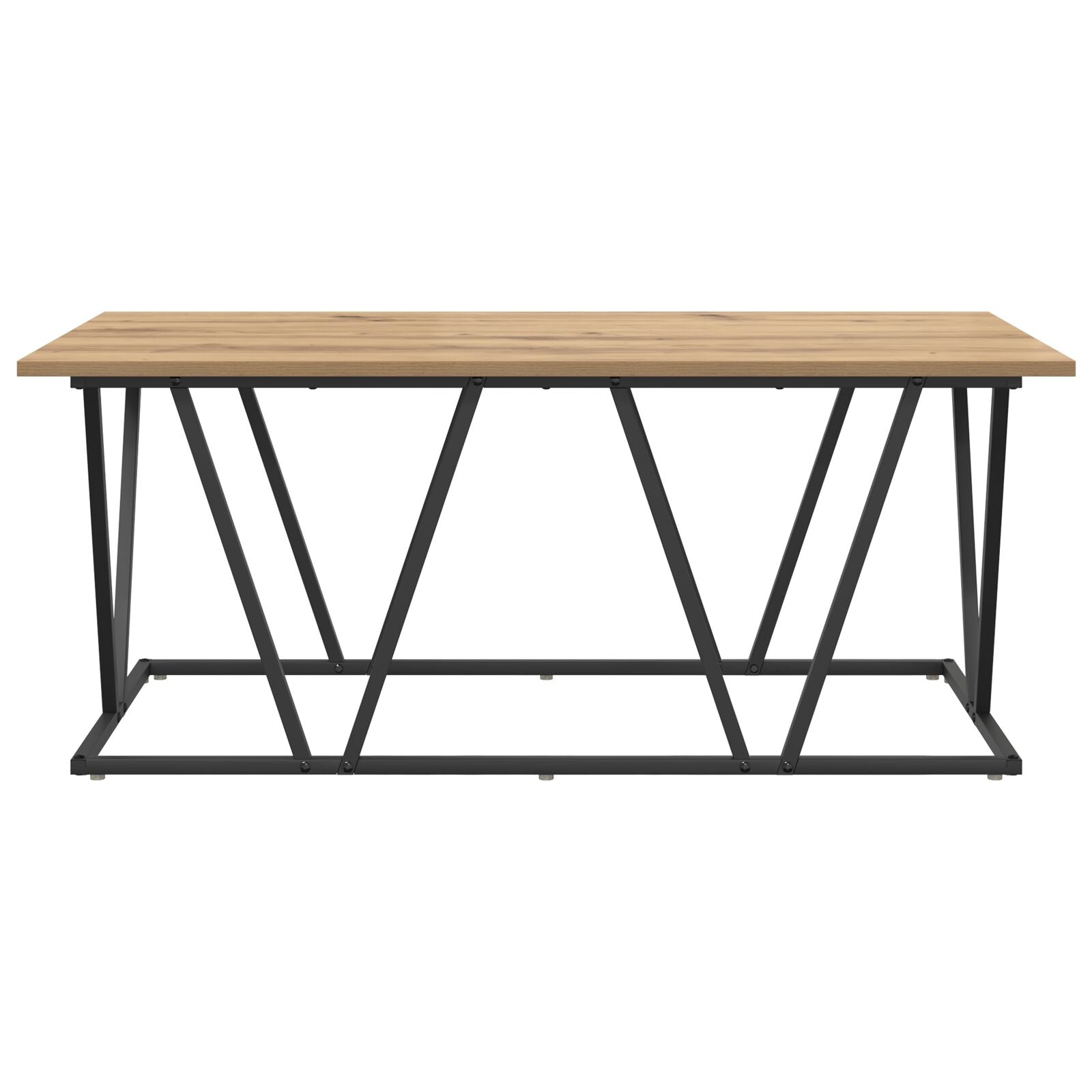 Kaffebord Artisan Eik 100x50x40 cm Ingeniørtre og Metall
