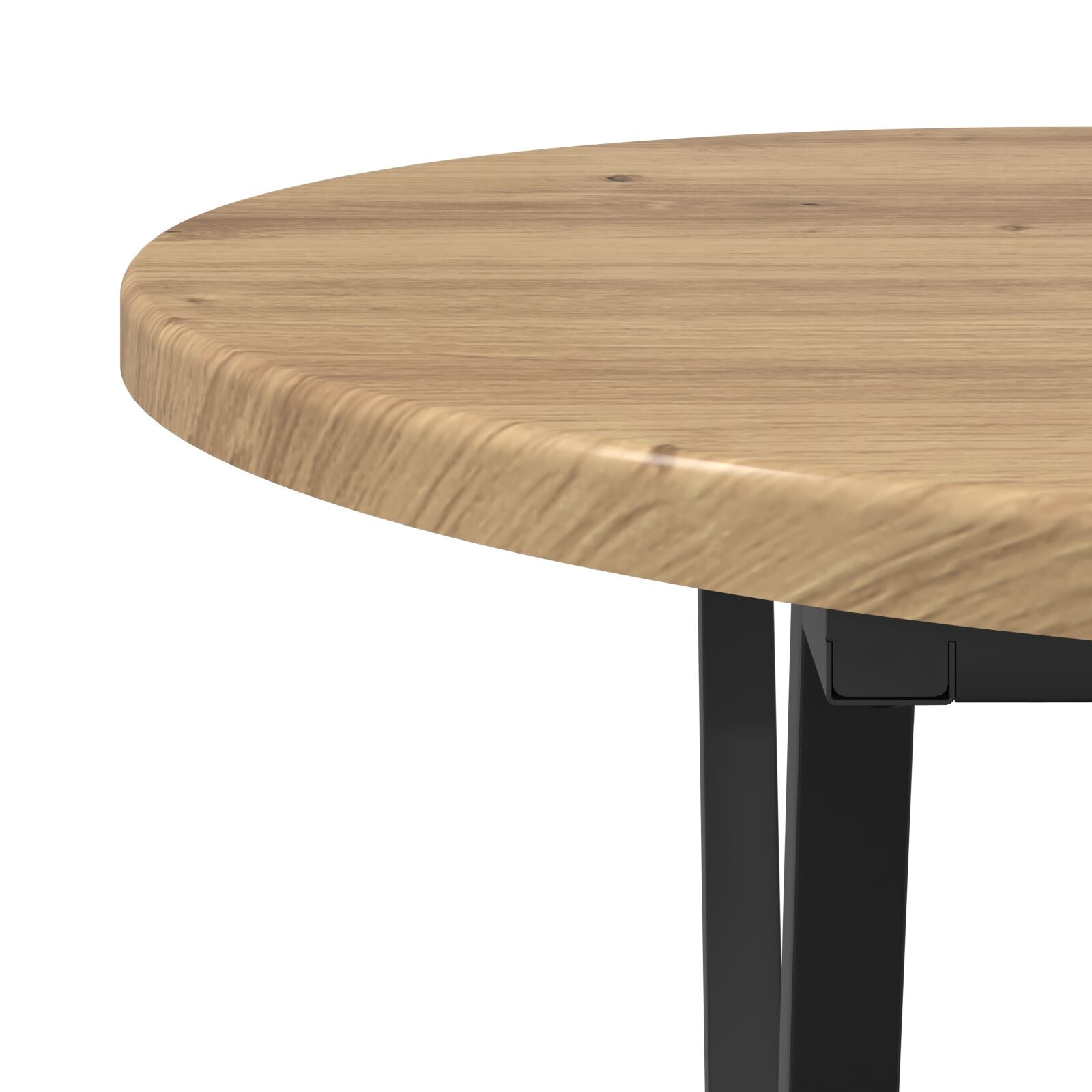 Kaffebord Artisan Eik 80x40x40,5 cm Laget av Tre og Metall