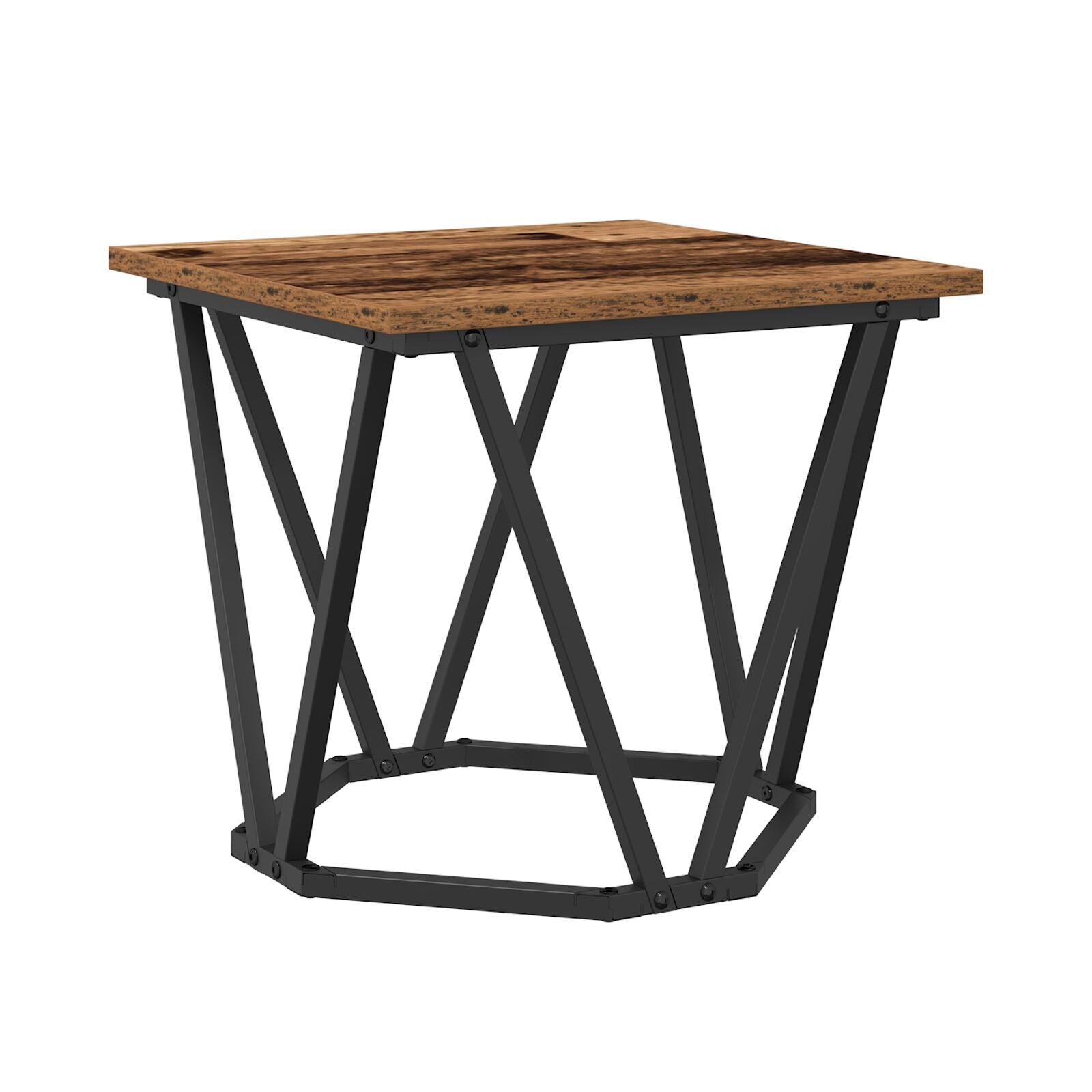 Sidebord 2 stk Gammelt Tre Ingeniørtre