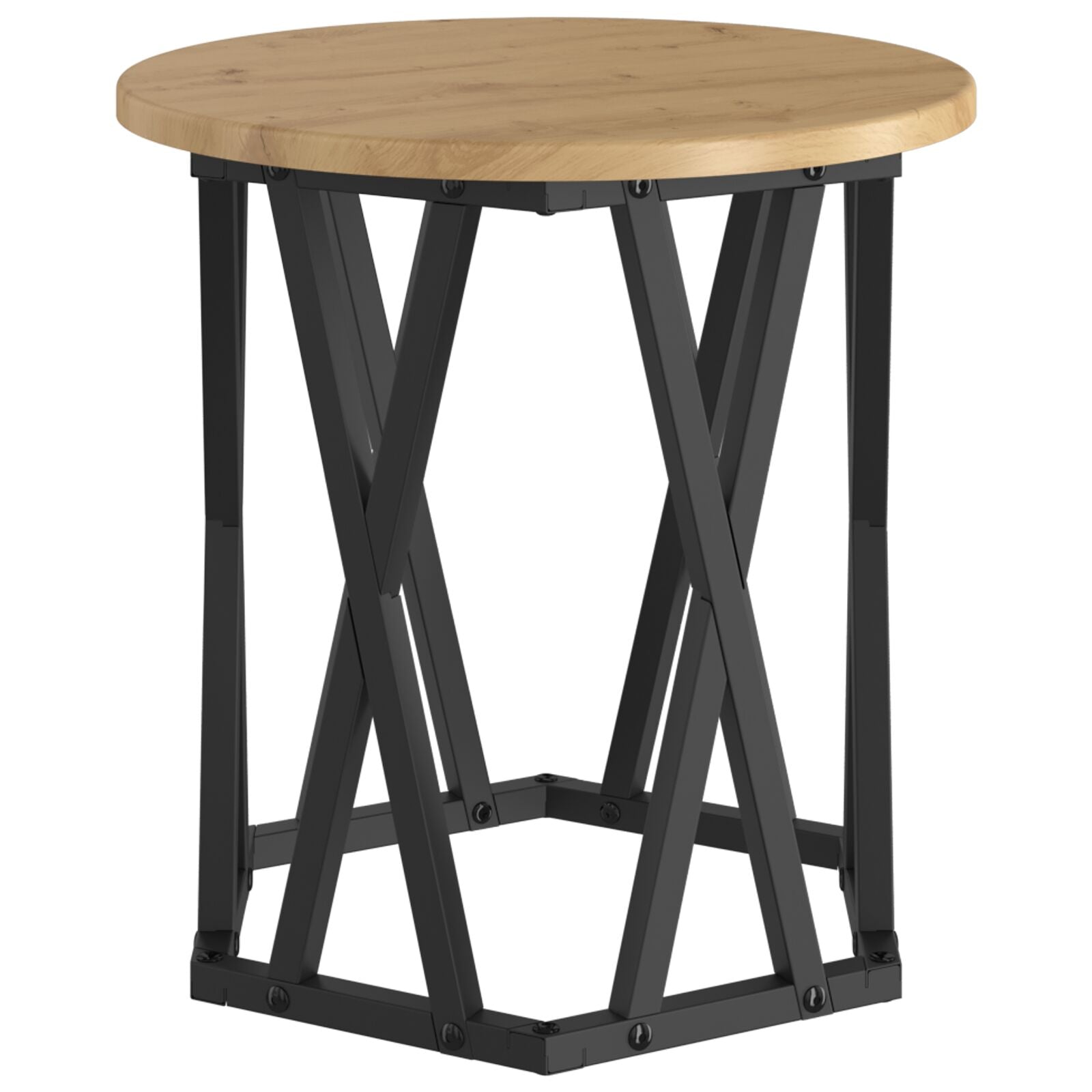 Nesting Side Tables 2 pcs Artisan Oak Engineered Wood