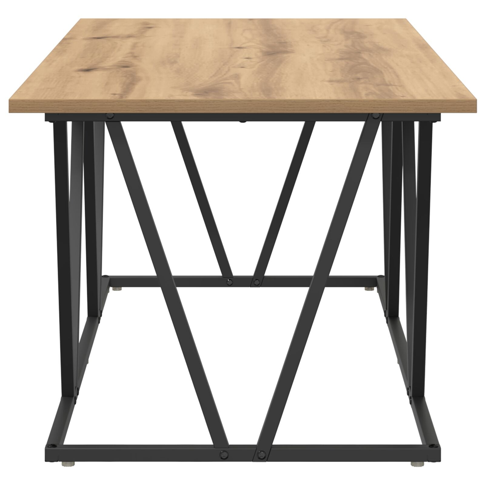 Kaffebord Artisan Eik 100x50x40 cm Ingeniørtre og Metall