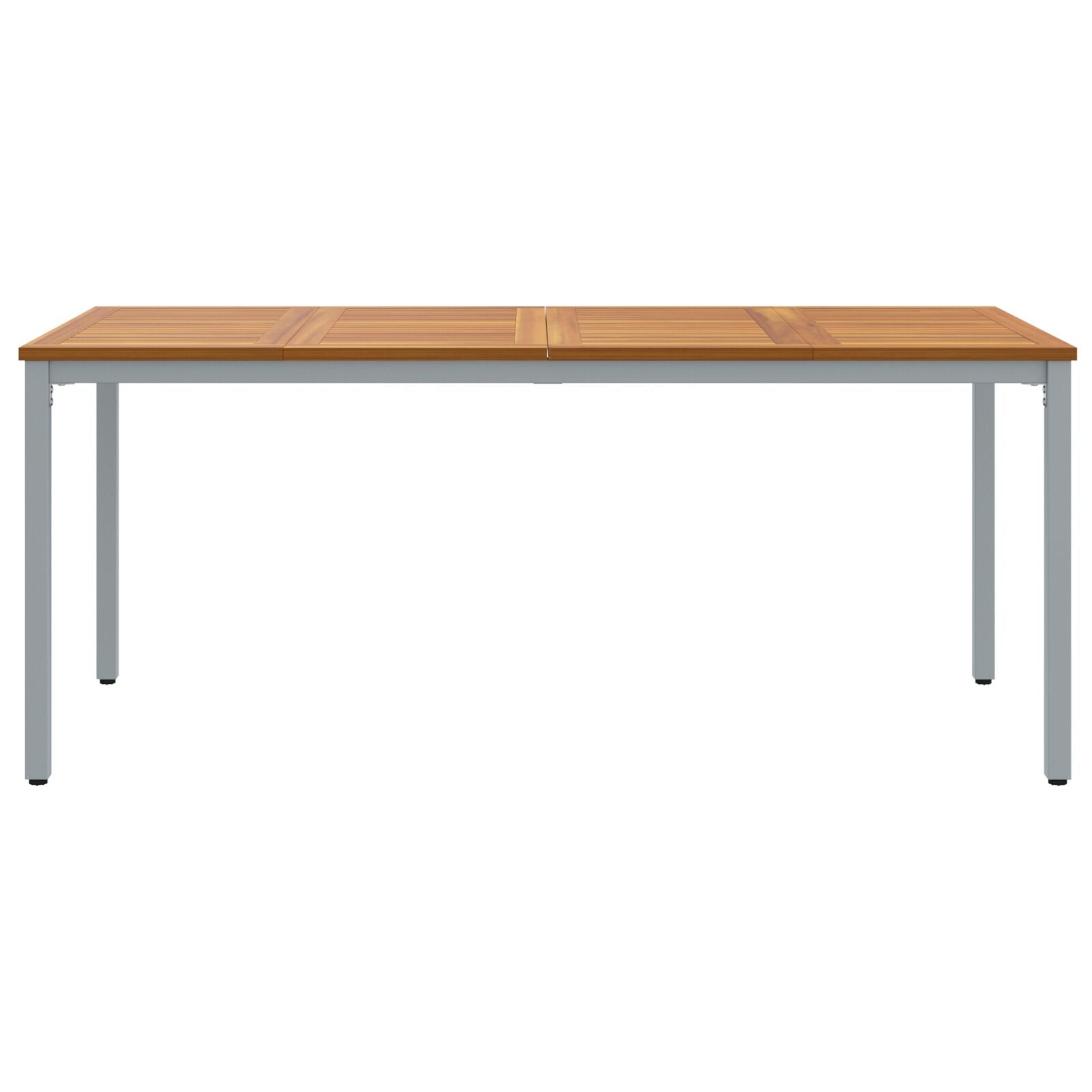 Hagebord 180x90x75 cm Solid Akasietre og Metall