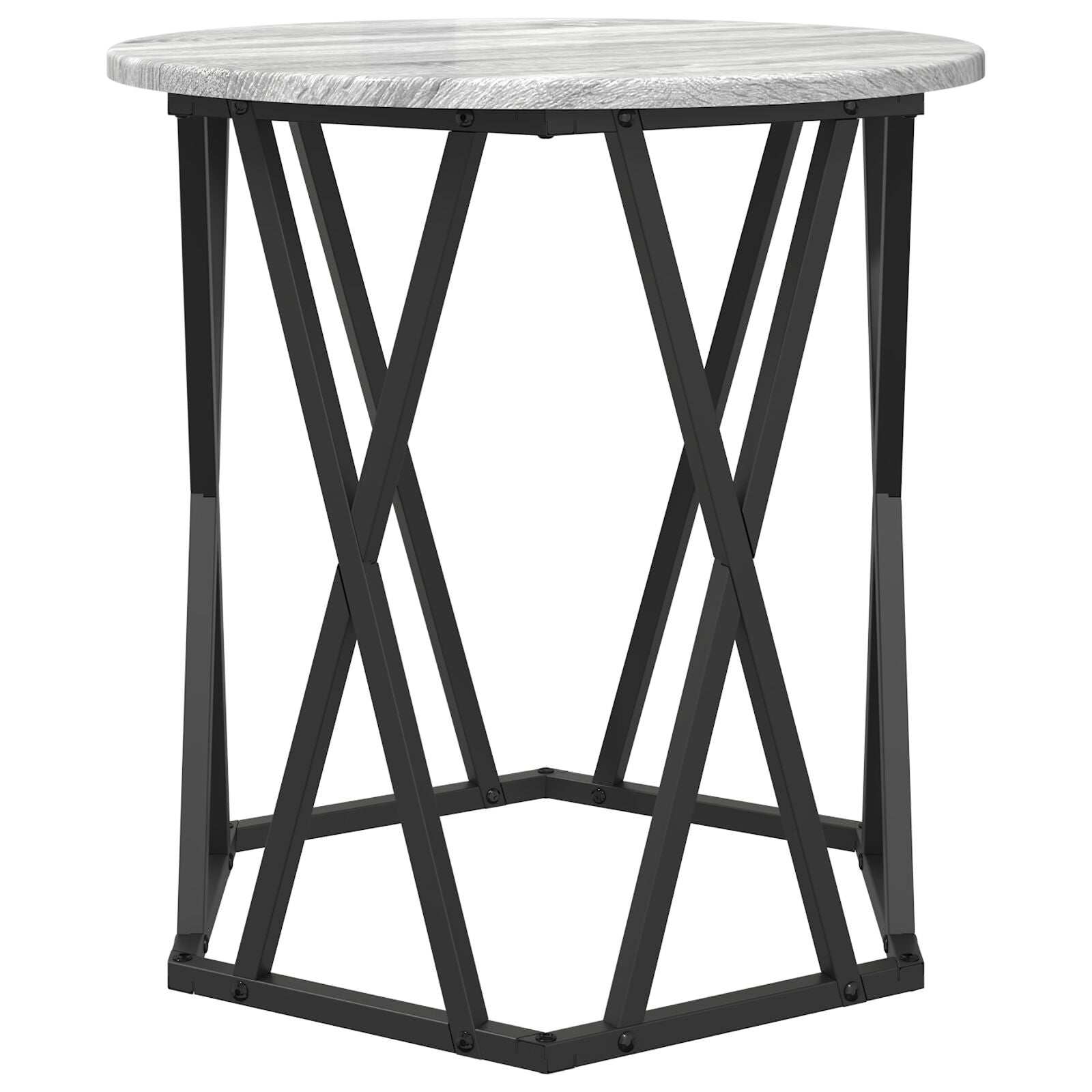 Sidebord 2 stk Grå Sonoma Konstruert Tre