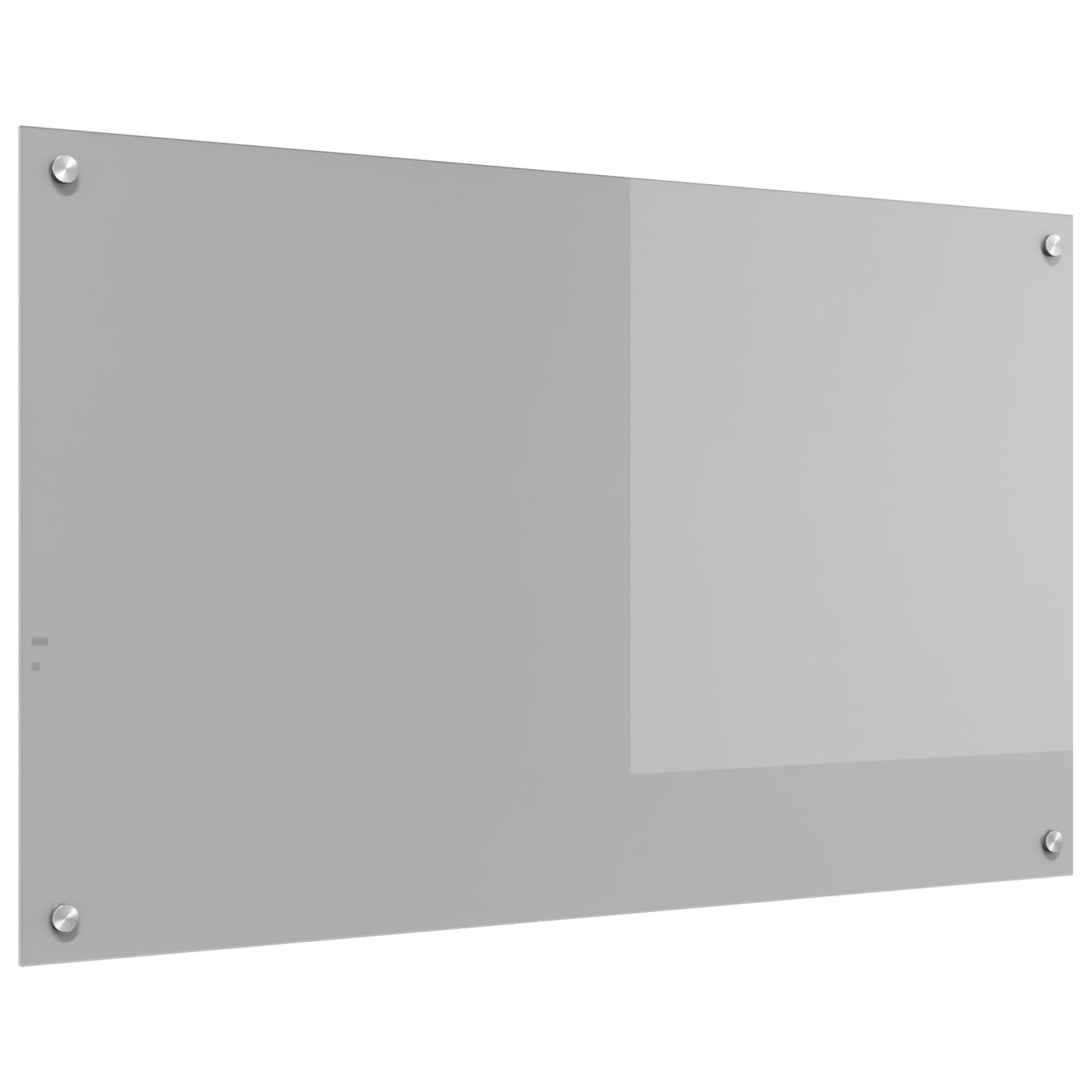 Kjøkken Backsplash Lys Grå 100x60x0,6 cm Herdet Glass