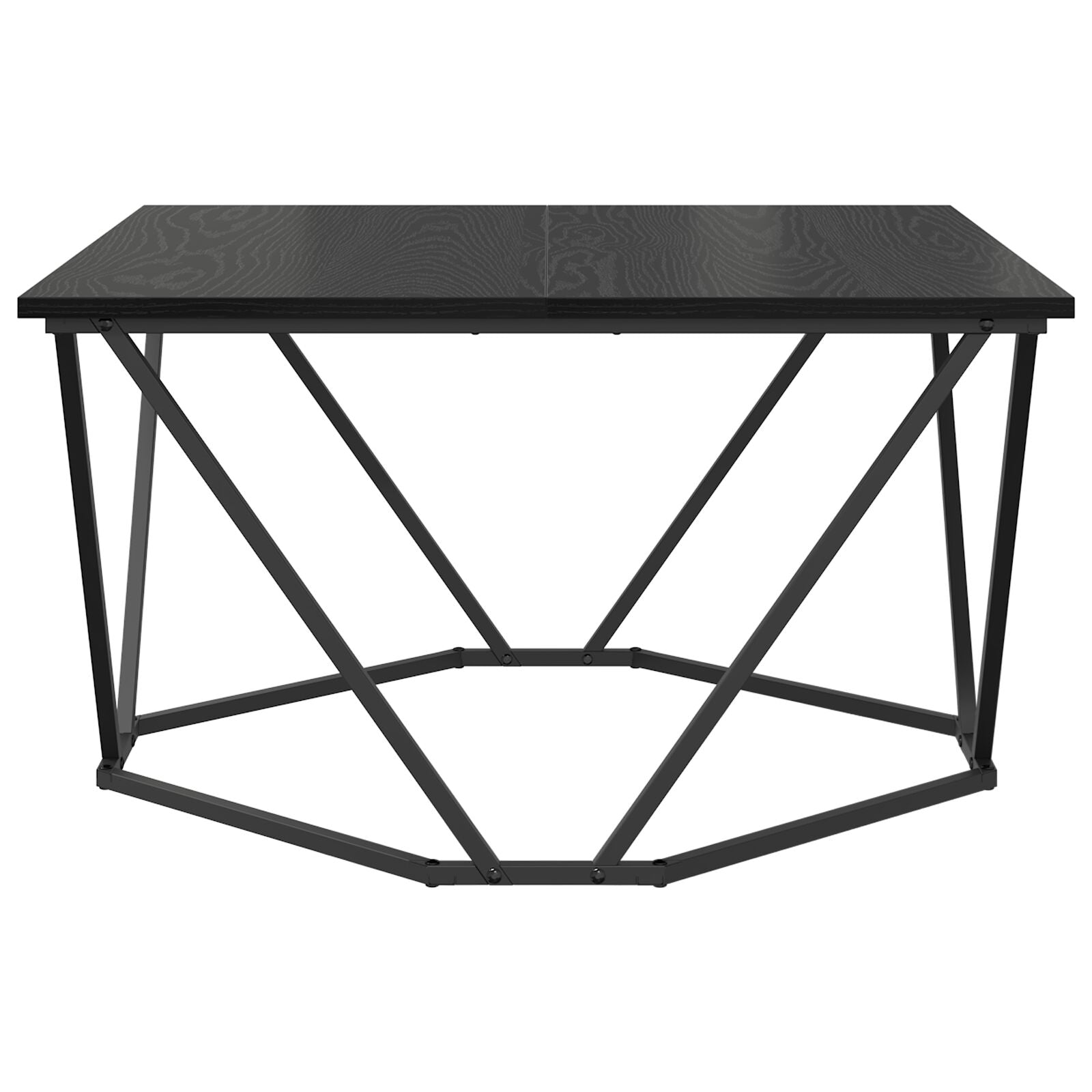 Kaffebord Svart Eik 80x80x45 cm Ingeniørtre