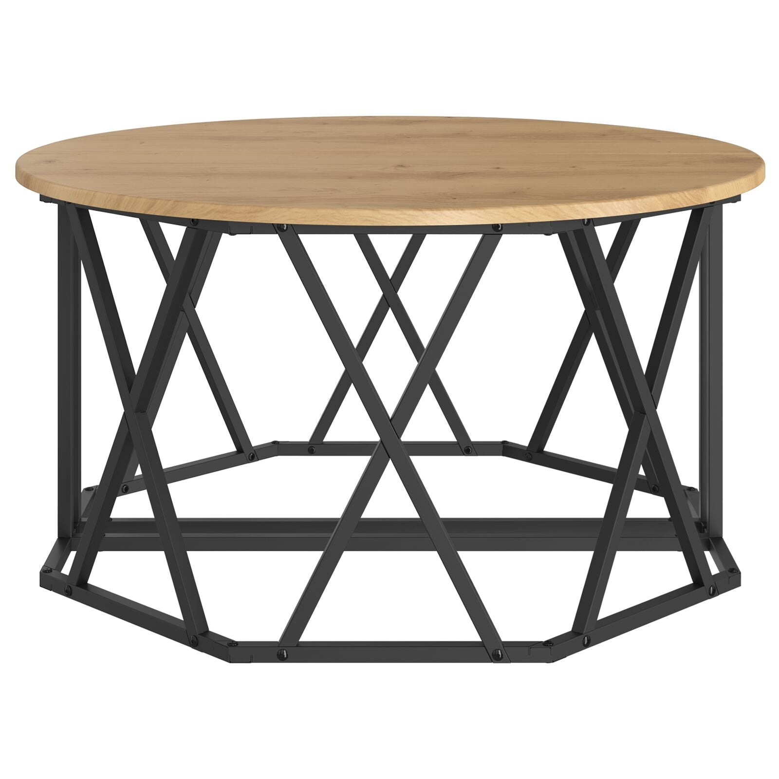 Kaffebord i Artisan Eik 31,5x31,5x16,5 tommer Laget av Engineering Tre