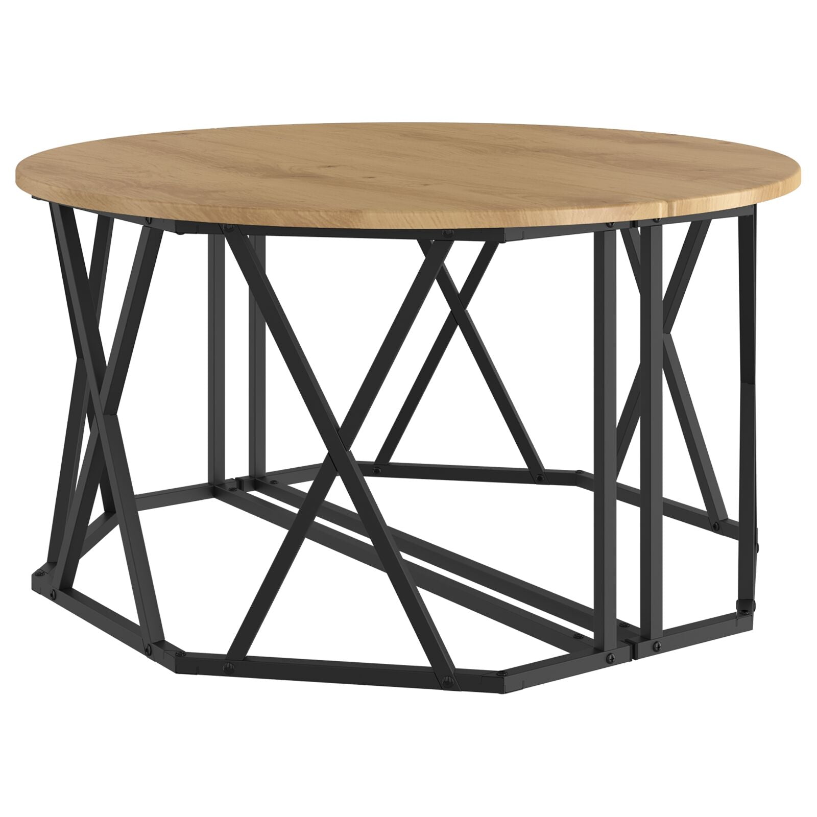 Kaffebord i Artisan Eik 31,5x31,5x16,5 tommer Laget av Engineering Tre