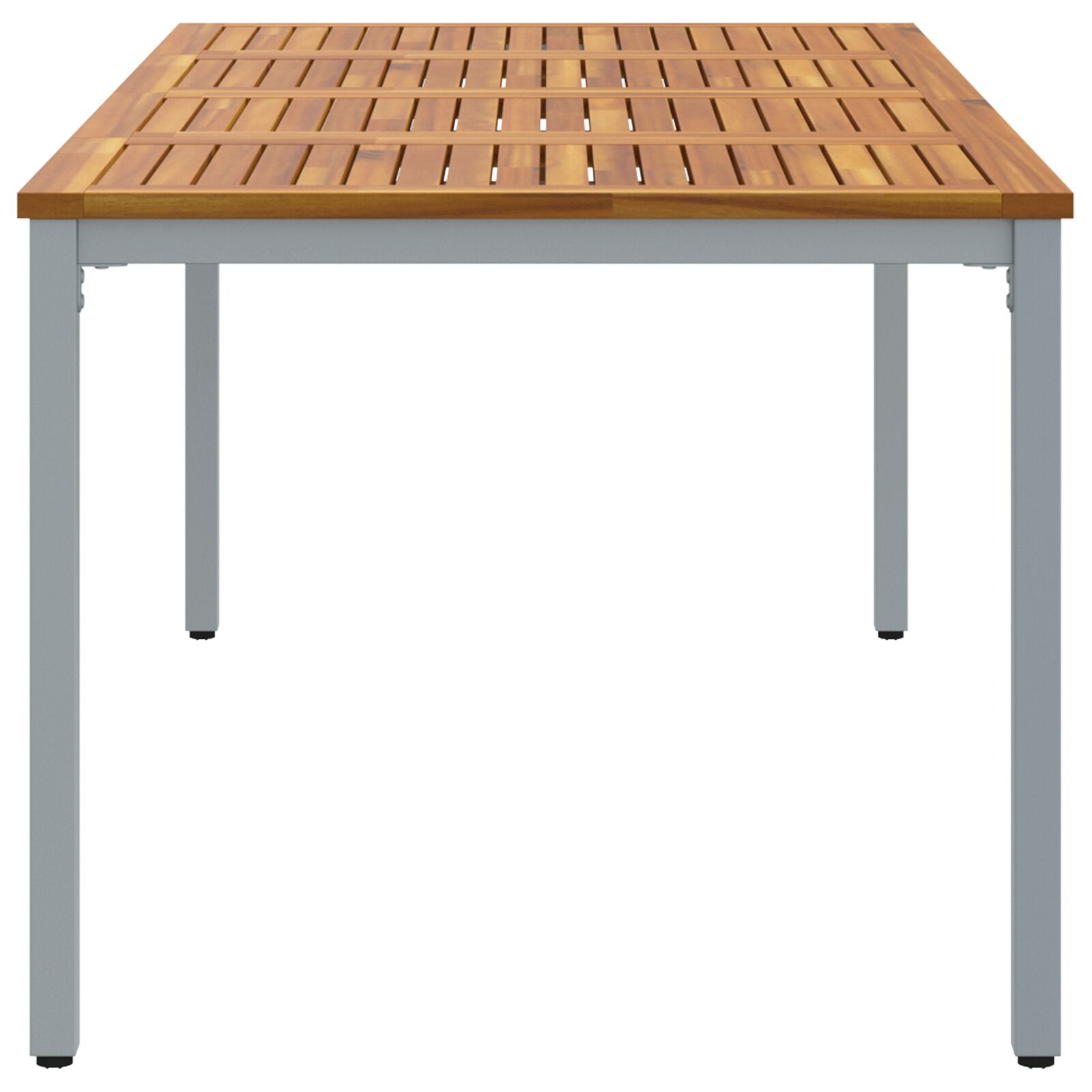 Hagebord 200x90x75 cm Solid Akasietre og Metall