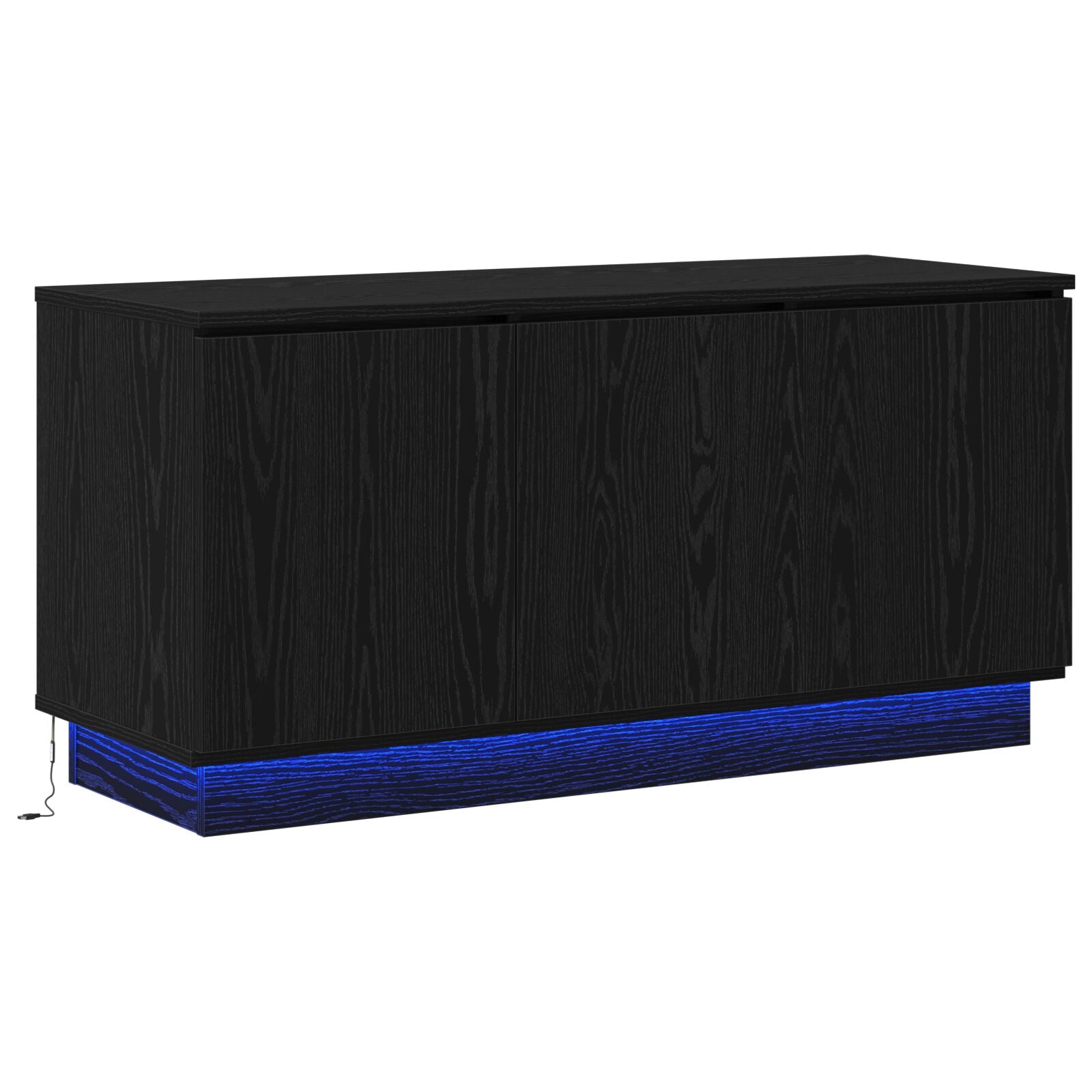 TV-Skap Svart 100x38x49 cm Konstruert Tre