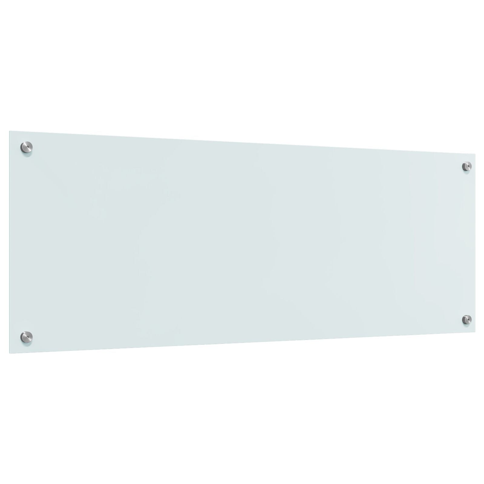 Kjøkkenplater Hvit 110x40x0,6 cm Herdet Glass
