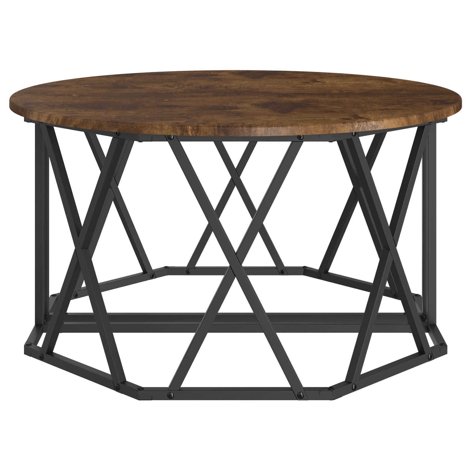 Kaffebord Røkt Eik 80x80x42 cm Ingeniørtre