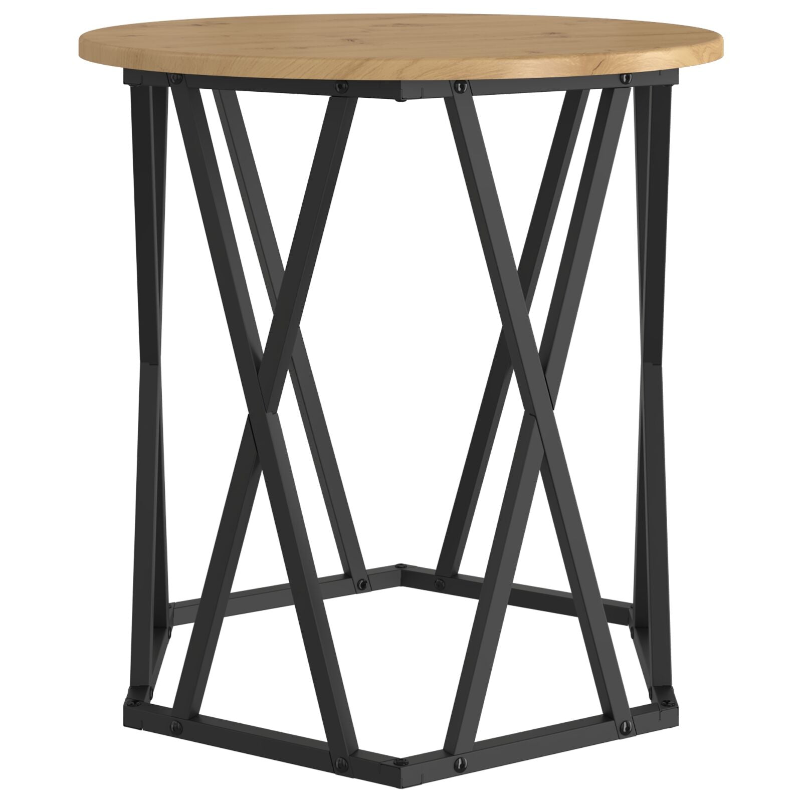 Sidebord 2 stk i Artisan Eik Konstruert Tre
