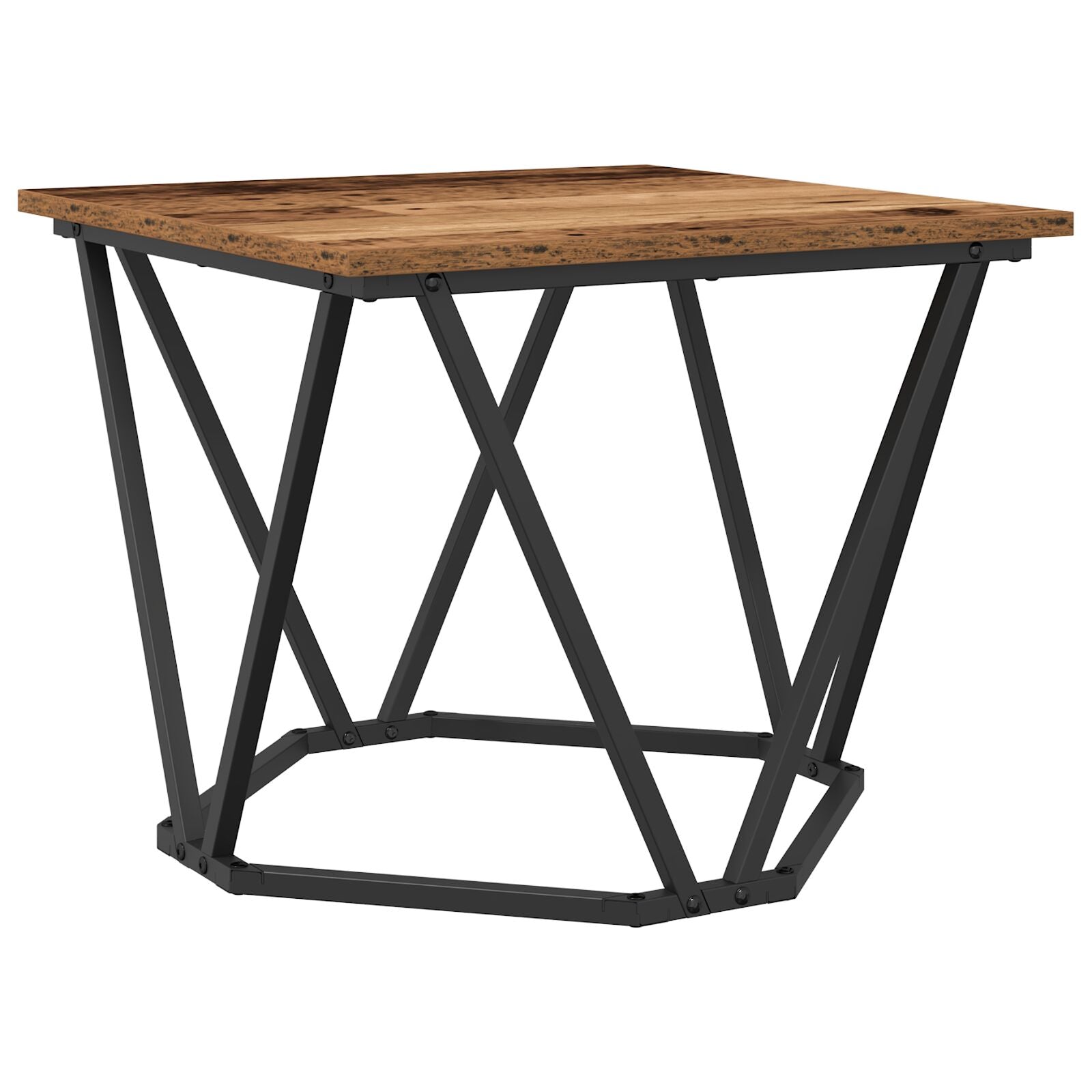 Sidebord 2 stk Gammelt Tre Ingeniørtre