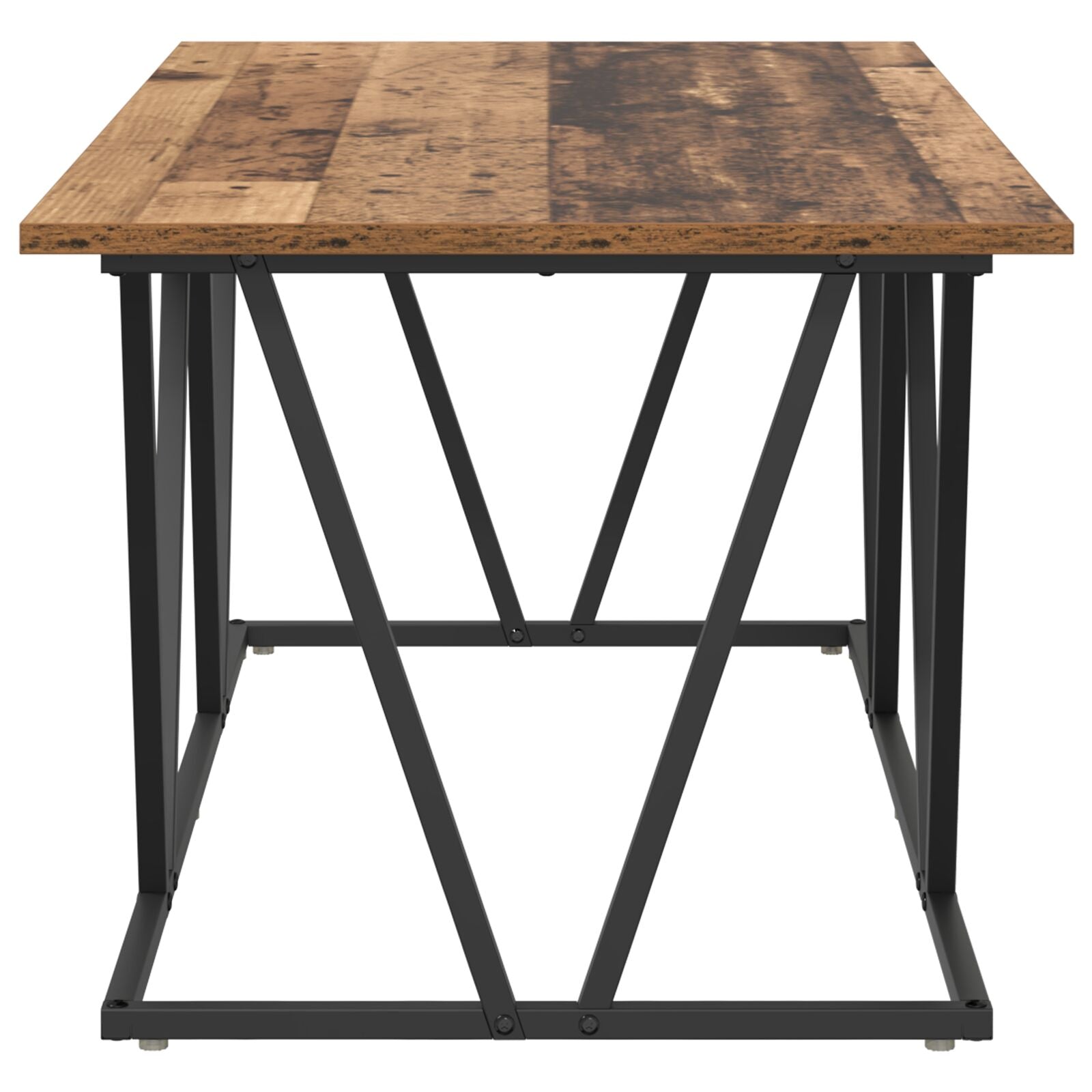 Kaffebord i Gammelt Tre 100x50x40 cm Laget av Tre og Metall