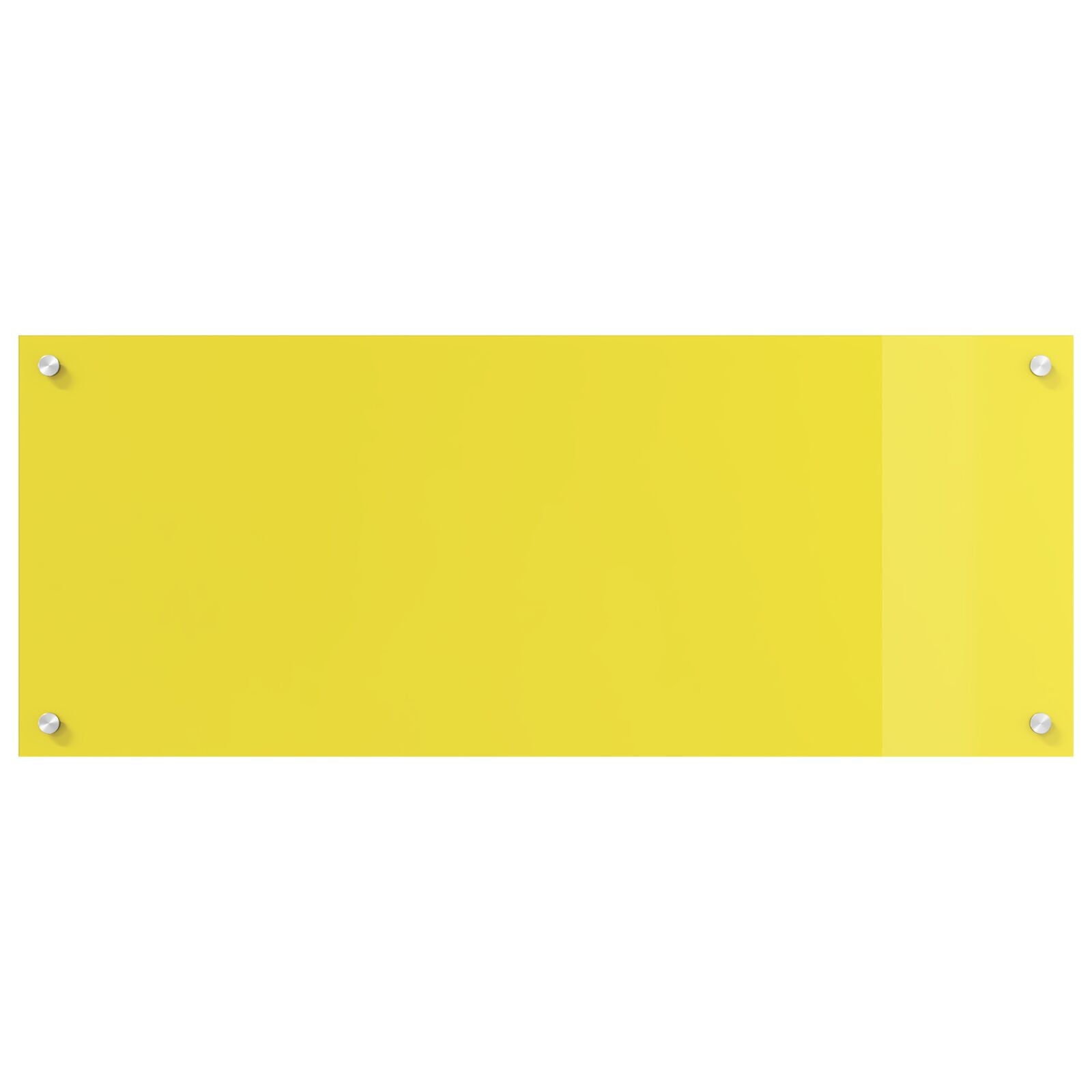 Kjøkken Backsplash Gul 100x40x0.6 cm Herdet Glass