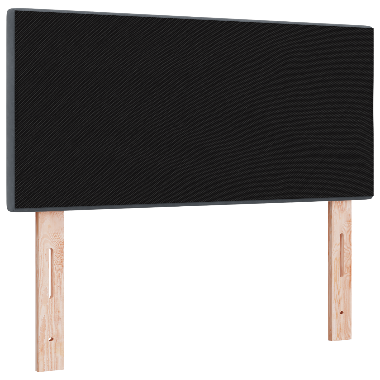 Sengegavl Med Knapper, Mørkegrå, 80 Cm, Fløyel