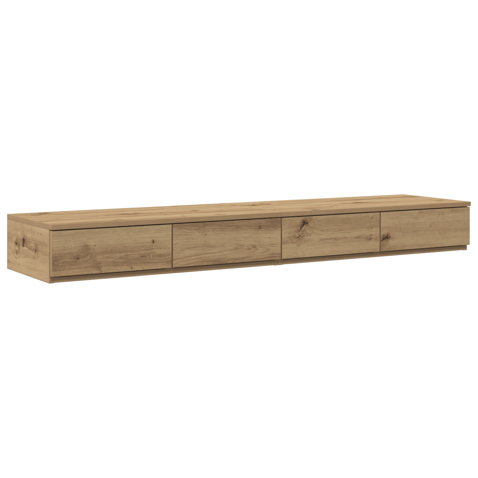 Seng Skuffer Håndverker Eik 140X36,5X16,5 Cm Konstruert Tre