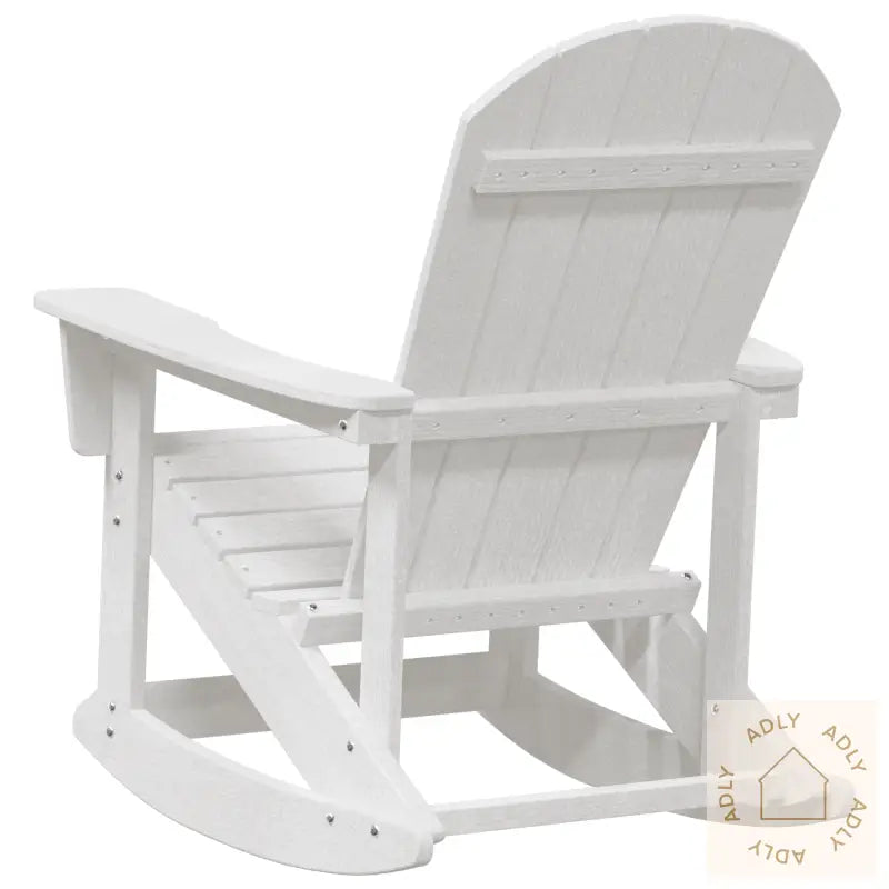 Adirondack Gyngestol Hvit 73.5X92X90 Cm Hdpe