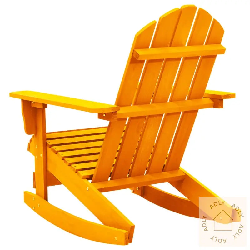 Adirondack Gyngestol For Hage Heltre Gran Oransje