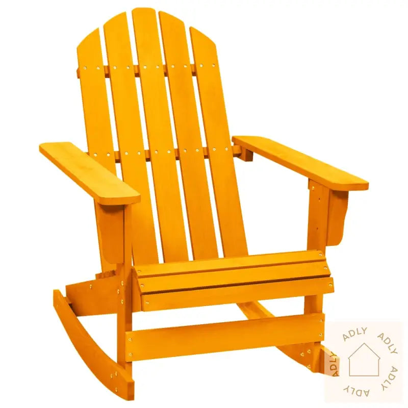 Adirondack Gyngestol For Hage Heltre Gran Oransje