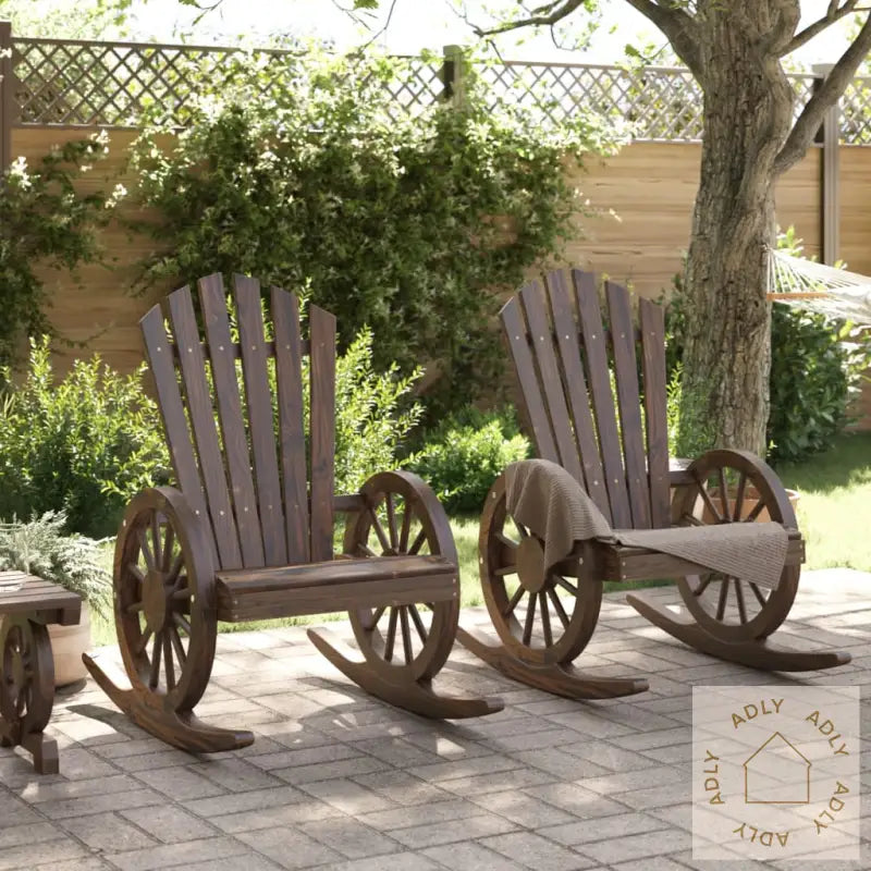 Adirondack Gyngestoler 2 Stk Heltre Gran