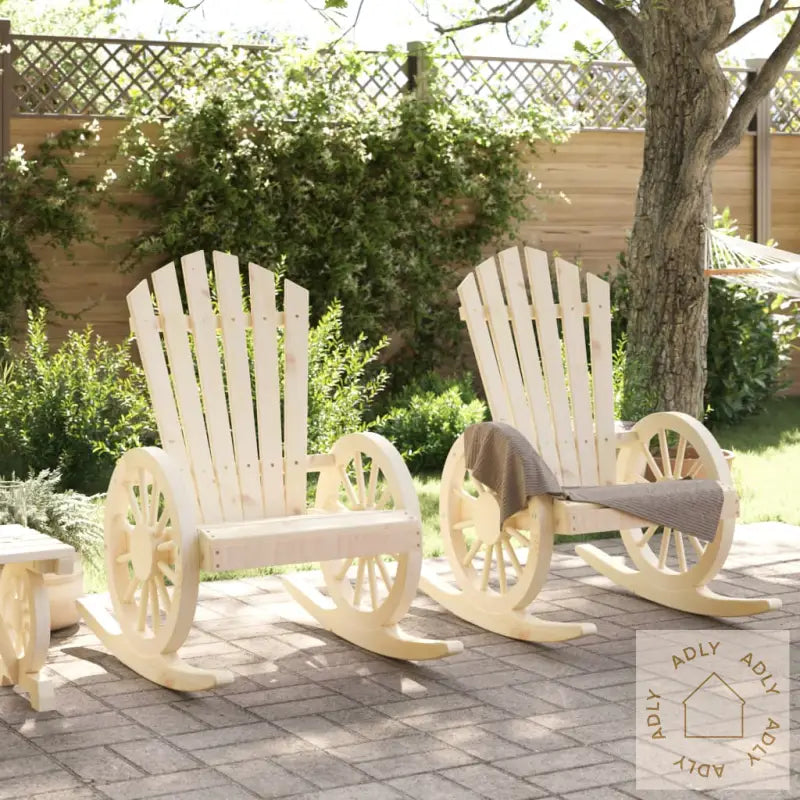Adirondack Gyngestoler 2 Stk Heltre Gran