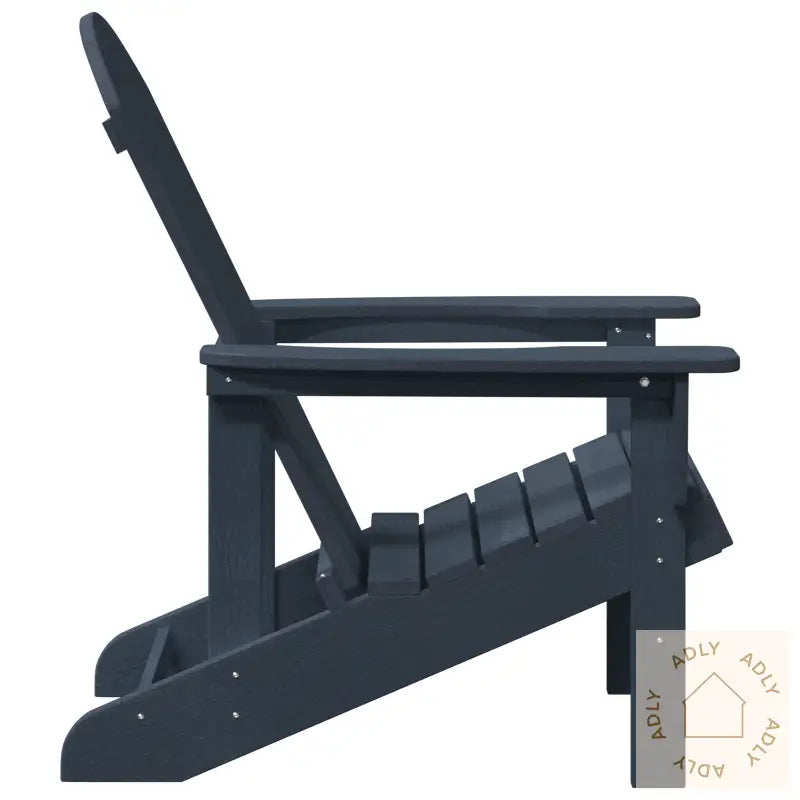 Adirondack-Stoler 2 Stk Marineblå 74X82X90 Cm Hdpe