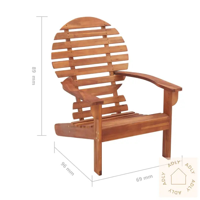 Adirondack Stol Heltre Akasie