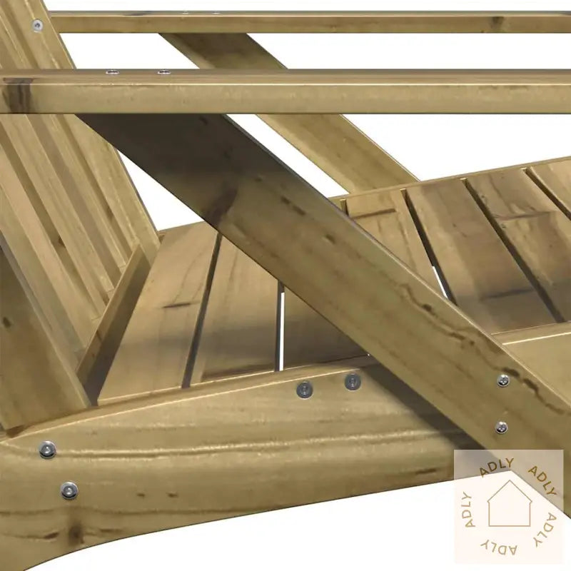 Adirondack Hagestol 75X77X77 Cm Impregnert Furu