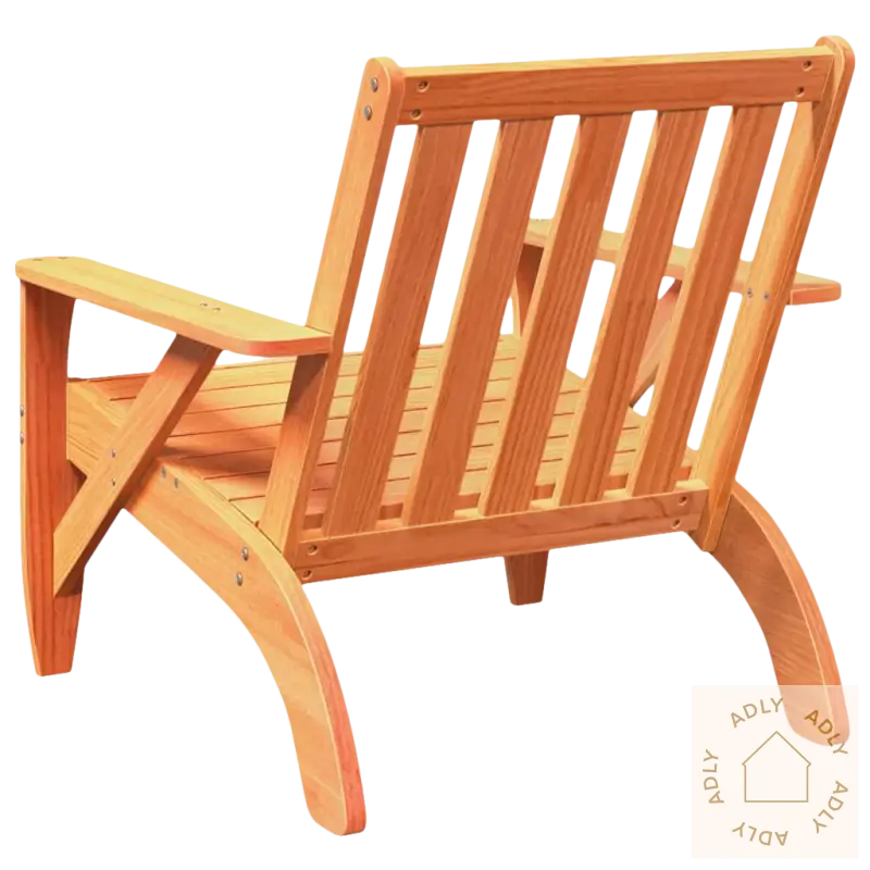 Heltre furu Adirondack hagestol med rustikk sjarm outdoor lounge chair