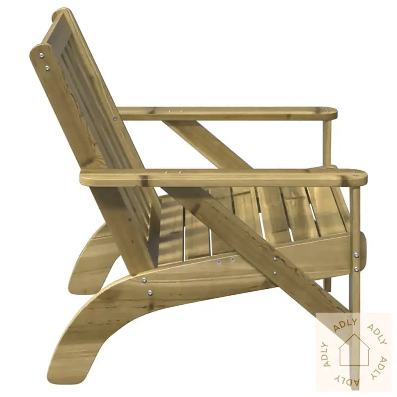 Adirondack Hagestol 75X77X77 Cm Impregnert Furu