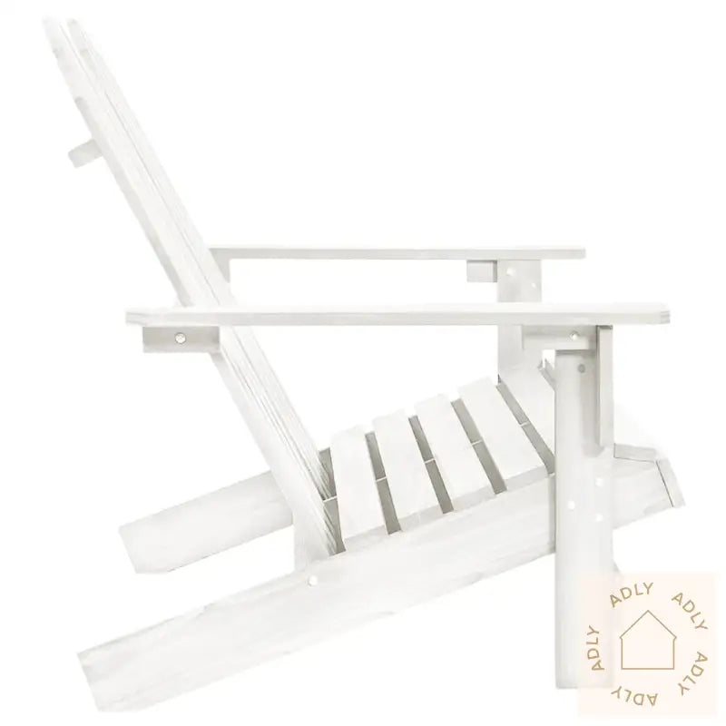 Adirondack Hagestol 2-Seters Heltre Gran Hvit