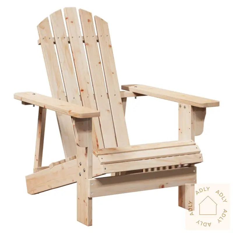 Adirondack-Stol Med Ottoman Heltre Gran