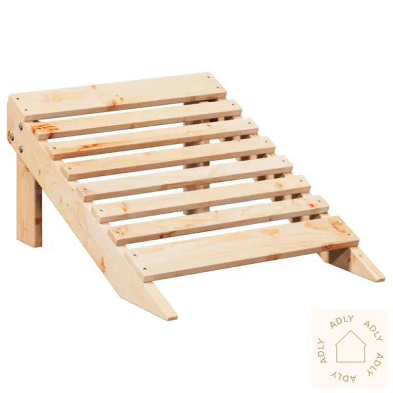 Adirondack-Stol Med Ottoman Heltre Gran