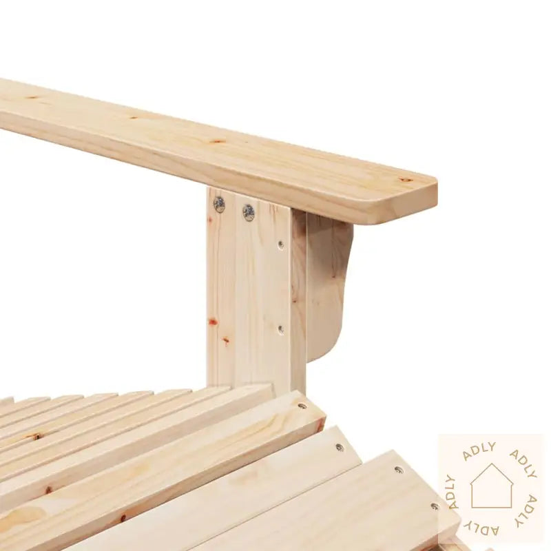 Adirondack-Stol Med Ottoman Heltre Gran