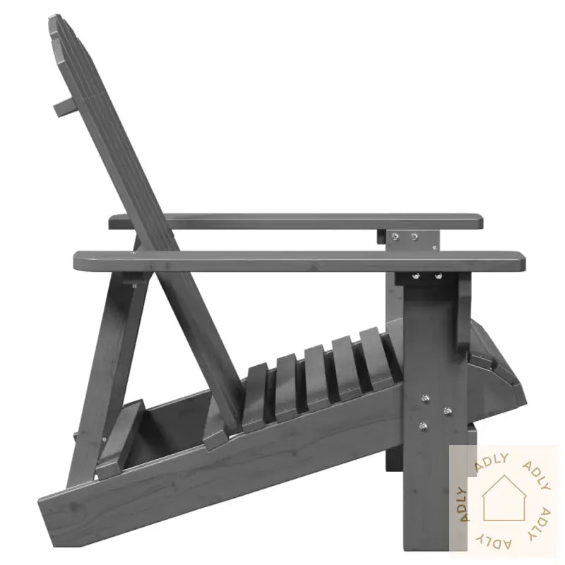Adirondack Stol Grå 69X85X90,5 Cm Heltre Gran