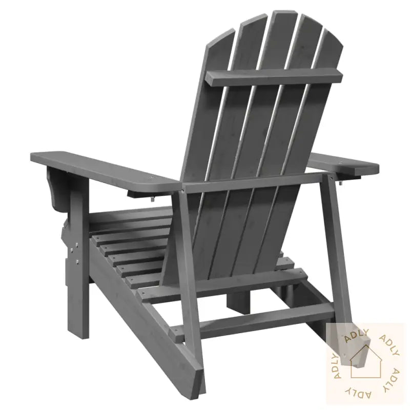 Adirondack Stol Grå 69X85X90,5 Cm Heltre Gran