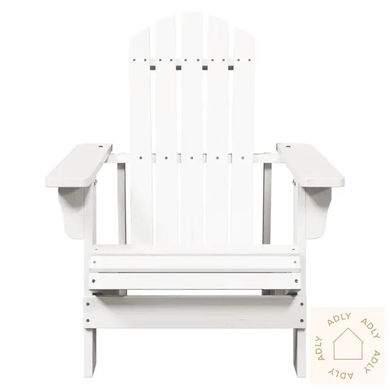 Adirondack Stol Hvit 69X85X90,5 Cm Heltre Gran