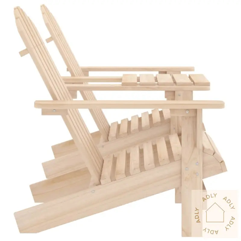 Adirondack Hagestoler Med Tebord Heltre Gran