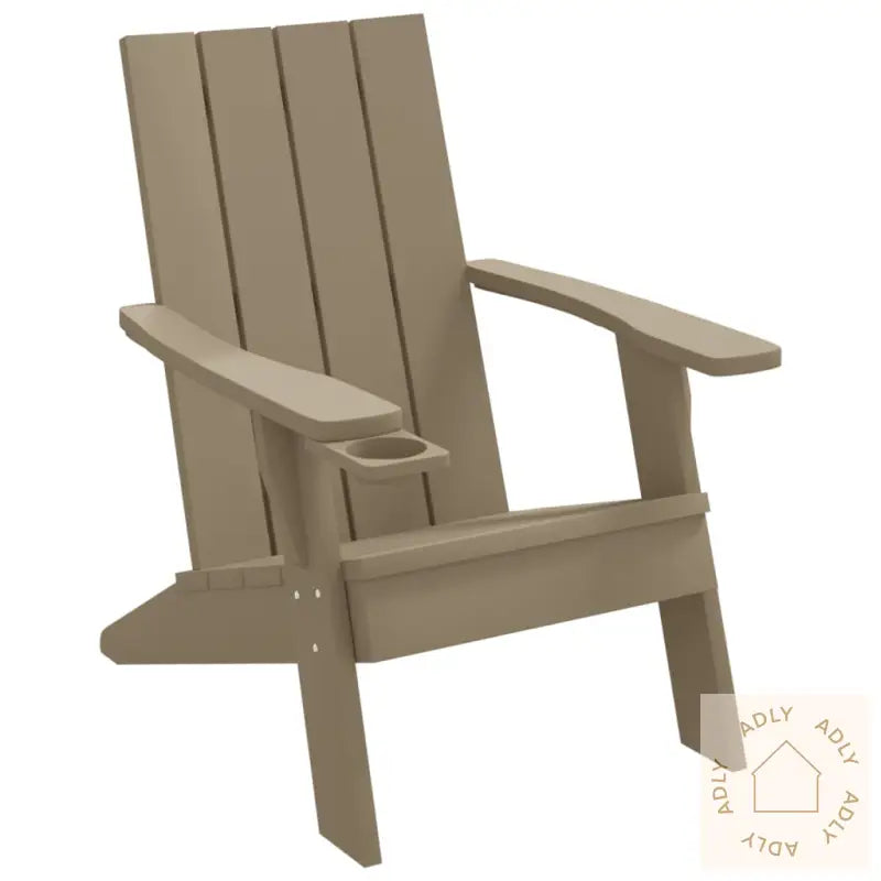 Adirondack Hagestol Lysebrun 75X88,5X89,5 Cm Polypropylen