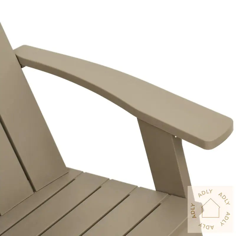 Adirondack Hagestol Lysebrun 75X88,5X89,5 Cm Polypropylen