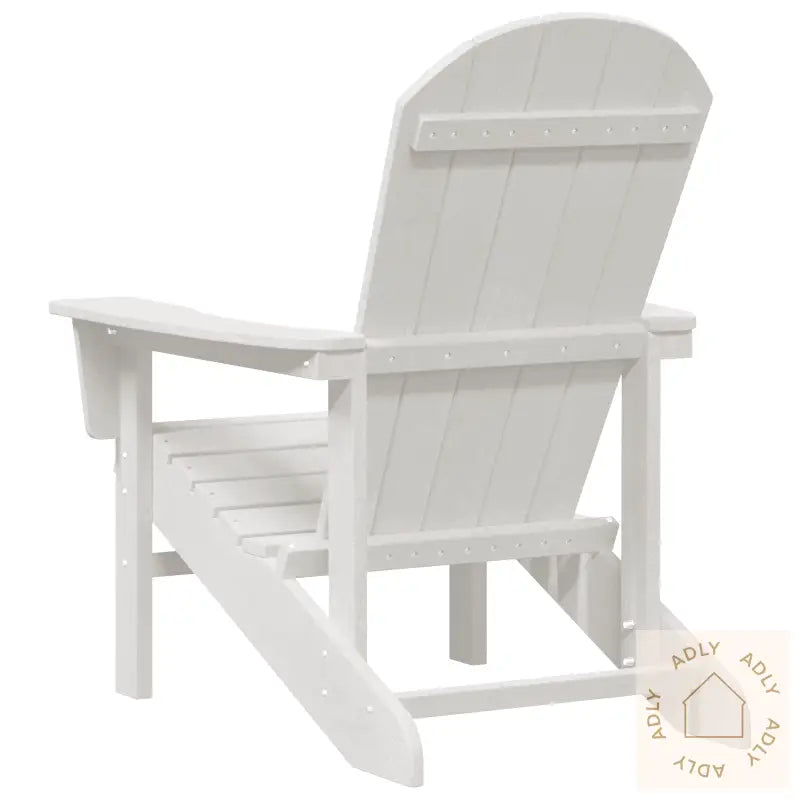 Adirondack Stol Hvit 74X82X91 Cm Hdpe