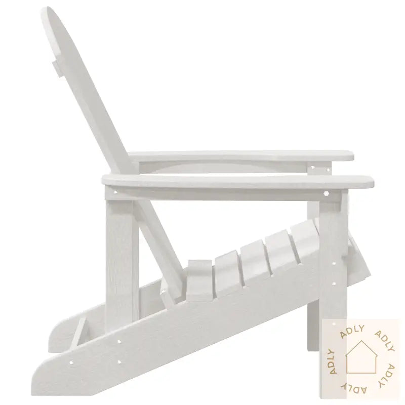 Adirondack Stol Hvit 74X82X91 Cm Hdpe