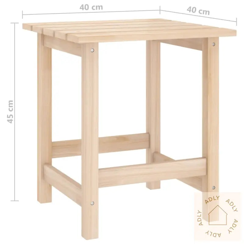 Adirondack Hagestol Med Bord Heltre Gran