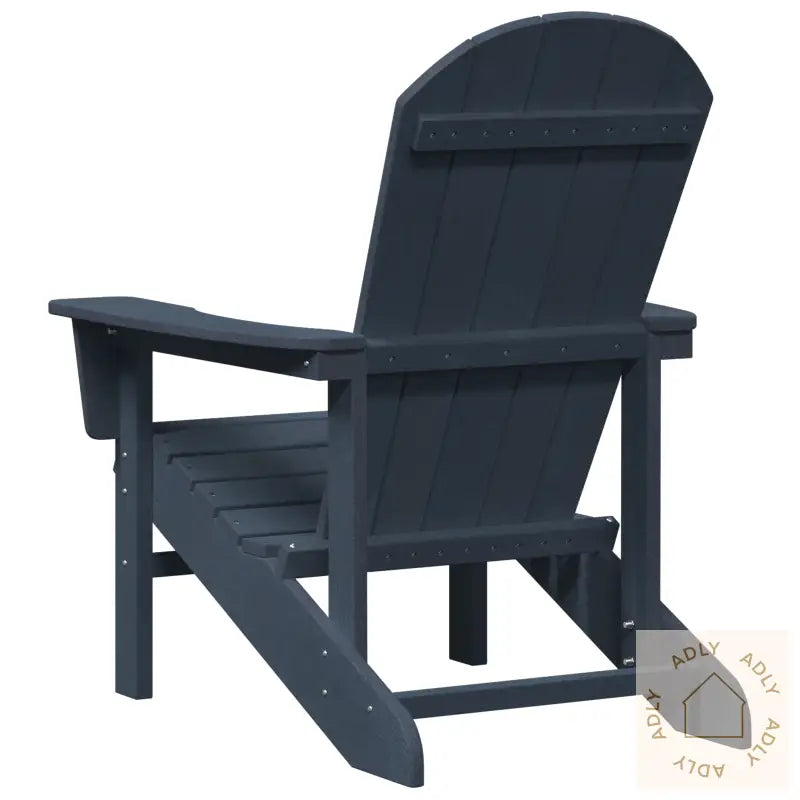 Adirondack Stol Marineblå 74X82X91 Cm Hdpe