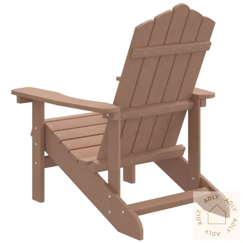 Adirondack Hagestol Hdpe Brun