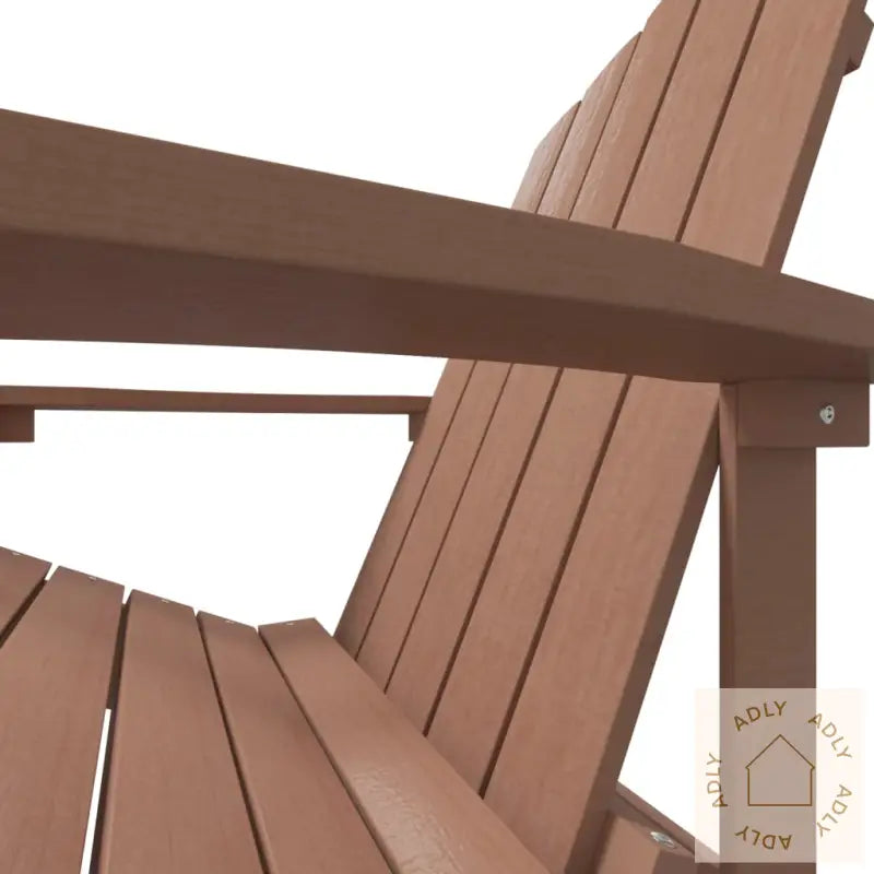 Adirondack Hagestol Hdpe Brun