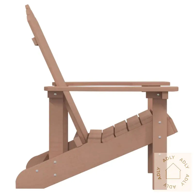 Adirondack Hagestol Hdpe Brun