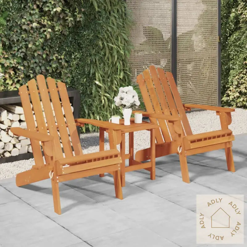 Adirondack-Hagestoler 2 Stk Heltre Akasie
