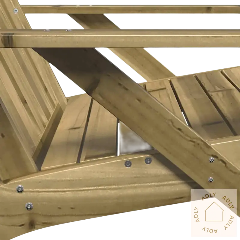 Wooden Adirondack hagestoler i heltre furu med rustikk sjarm for ekte uteplassen